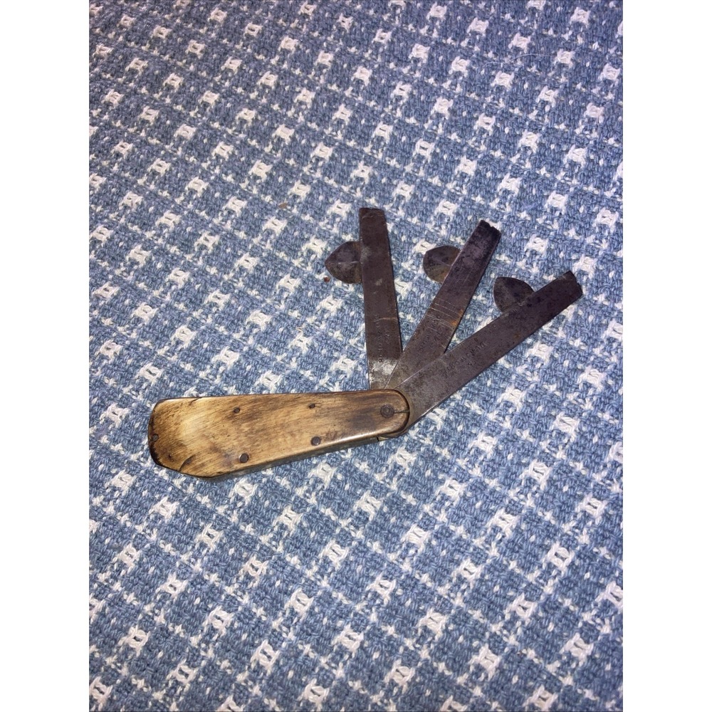 Antique Civil War Era Brass Doctor's Medical Blood Letting Bleeder Fleam